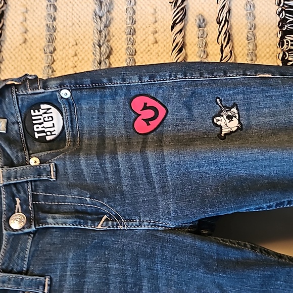 True Religion Patchwork Jeans - Picture 2 of 6